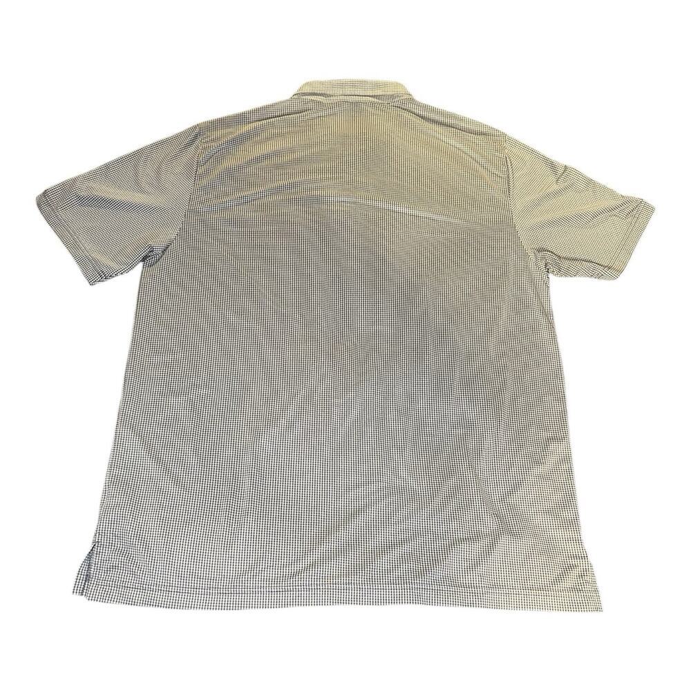 Travis Mathew‎ Polo Shirt Men XL Blue Checkered Lightweight Performance Golf - Picture 2 of 6